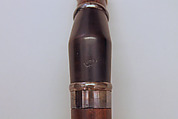Basset Horn in F, Joseph Seidel (1820–1862), Cocus, boxwood, silver, nickel-silver, German