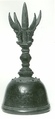 Gheṇṭa (prayer bell), Cast bronze, Javanese