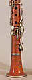 Piccolo Clarinet in A-flat, Johann Samuel Stengel (German, fl. 1805–1902), Boxwood, brass, German