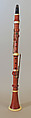 Clarinet, Valentine Metzler  German, Boxwood, ivory, British
