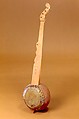 Banjo, William Esperance Boucher, Jr.  American, Wood, gourds, sheepskin, American