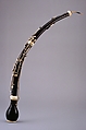 English Horn in F, Andrea Fornari Italian, Wood, ivory, leather, horn, Italian (Venice)