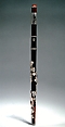 Transverse Flute, Hugh Cottier  American, Wood, metal, American