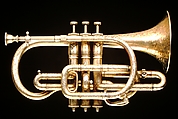 Cornet, Henry Distin Mfg. Co., Brass, silver-plated, gold wash, American