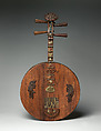 Gekkin, Wood, jade, horn, gut, reptile skin, Japanese