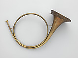 Hunting Horn in D, Jacob Schmidt (German, Nuremberg 1642–1720), Brass, German