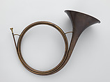 Hunting Horn in D, Brass, French