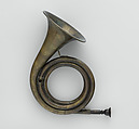 Post Horn in F, Brass, Austrian or German