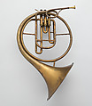French Horn, Gautrot Brevete, Brass, French