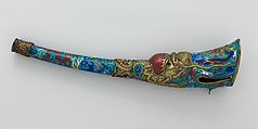 Rkang-Gling, Brass, cloisonné, Chinese