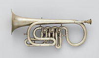 Cornet in B-flat, Nickel-silver, American
