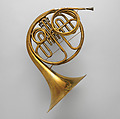 Horn in F, Ignaz Lorenz (Austrian, Linz 1827–1886 Vienna), Brass, nickel-silver, Austrian