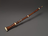 Oboe in C, Jacob Denner (German, Nuremberg 1681–1735), Wood, ivory, silver, German