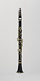 Clarinet in B-flat, Buffet, Crampon & Cie. (founded 1859) (mouthpiece), Grenadilla, nickel-silver, plastic, other materials, French