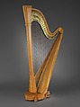 Salzedo Model Pedal Harp, Lyon & Healy (American, Chicago, Illinois), Spruce, maple, metal, American