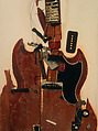 Smashed Gibson SG Special in Lucite, Gibson (American, founded Kalamazoo, Michigan 1902), Lucite, Mahogany, rosewood, metal, plastic