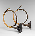 Pair of  horns, Brass, German