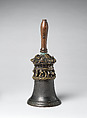Handbell, Bronze, iron, wood, French