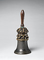 Handbell, Bronze, iron, wood, French