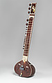 Sitar, Hiren Roy (Bangladeshi, East Bengal 1922-1992 Calcutta) Bangladeshi, Wood, bone, plastic, gourd, Indian