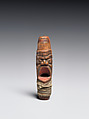 Whistle, Wood, pigment, Native American (Northwest Coast)