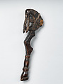 Bell Mallet (Lawle), Baule artist, Wood, Baulé people