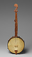 Double head fretless banjo, Various woods, metal hardware, calfskin head, calf gut strings , American