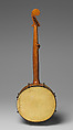 Double head fretless banjo, Various woods, metal hardware, calfskin head, calf gut strings , American
