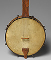 Double head fretless banjo, Various woods, metal hardware, calfskin head, calf gut strings , American