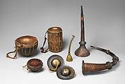 Tyamko, Wood, brass, Nepalese