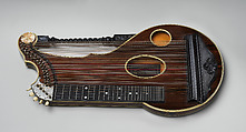 Concert Zither, Hartmann Bros. &amp; Reinhard, Wood, metal mounts, American
