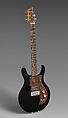 Black Lucite Electric Guitar, Dan Armstrong (American, Pittsburgh, Pennsylvania 1934–2004 Los Angeles), clear acrylic finish, acrylic body, maple neck with rosewood fingerboard, United States