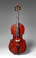 1/8th-sized cello, Auguste Sébastien Philippe Bernardel  French, Wood (spruce, maple, ebony), wire, gut, French