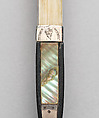 Cello Bow, Dodd Family (United Kingdom), Wood, horsehair, mother of pearl, silver, bone, English