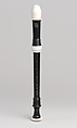 Soprano Recorder in B, Thomas Coenraet Boekhout Dutch, Ebony, ivory, Dutch