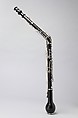English Horn, Johann Tobias Uhlmann  Austrian, Nickel-silver, boxwood, Austrian