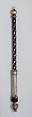 Baton, Silver, ebony, German