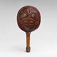 Rattle, Wood, string, pigment, Native American (Haida)
