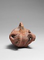 Pottery Rattle, Clay, Mexican