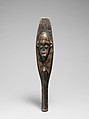 Bell Mallet, Wood, leather, Baulé people