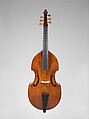 Bass Viola da Gamba, attributed to John Rose (British), Wood, British