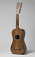 Guitar, Attributed to Joseph de Frías (Spanish, active Seville and Cadiz, ca. 1775–1800), Spruce, rosewood, cedar, ebony, mother-of-pearl, Spanish