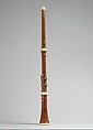 Oboe, Jacob Anthony (probably Sr.) American, Boxwood, ivory, brass, American