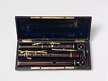 Flute, Jean-Louis Tulou (French), Cocus wood, gold, French