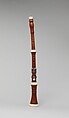 Oboe in C, Jacob Denner (German, Nuremberg 1681–1735), Wood, ivory, silver, German