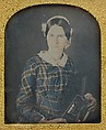 Woman with an Accordion daguerreotype, Ron Fasand (American), Daguerreotype, American