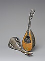 Mandolin, Angelo Mannello (American, Morcone, Italy 1858–1922 New York), Spruce, tortoiseshell, ivory, nickel-silver, metal,, American