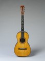 Guitar, Joseph Bini American, born Italy, Spruce, rosewood, ebony, American