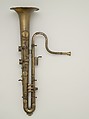 Soprano ophicleide in B-flat, Adolphe (Antoine Joseph) Sax (Belgian, Dinant, Belgium 1814–1894 Paris), Brass, French
