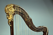 Pedal Harp, Wood, various materials, French